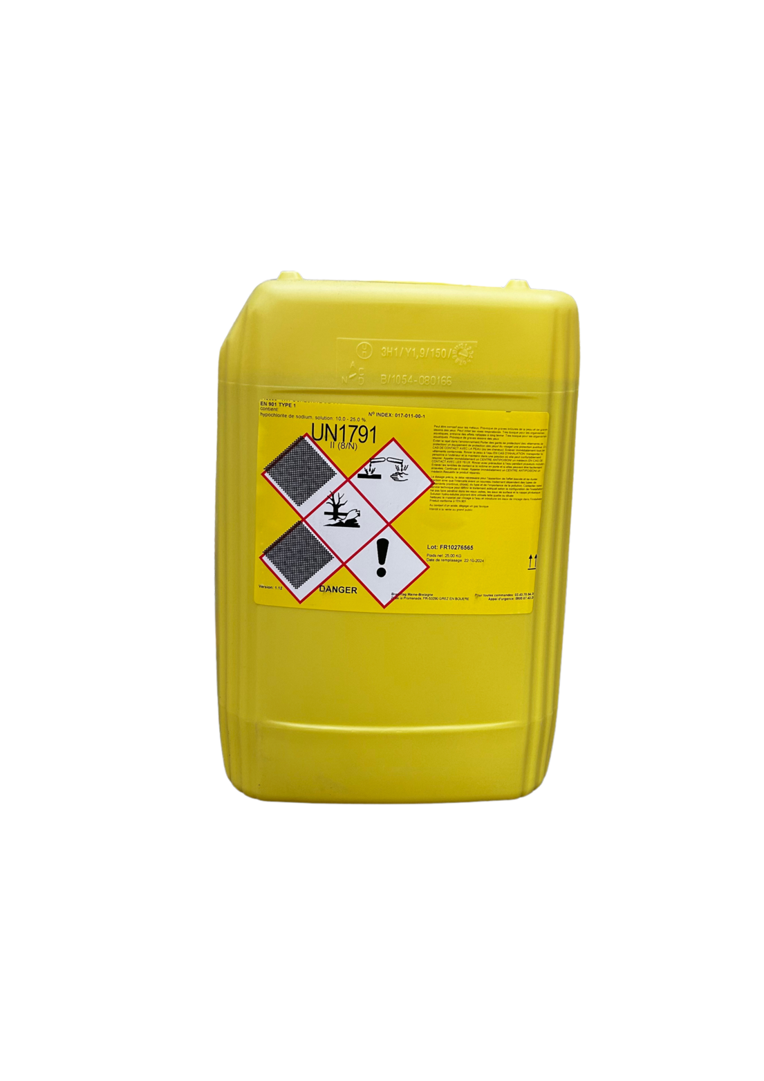 HYPOCHLORITE DE SODIUM